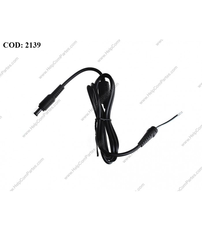 DC CORDS TOSHIBA 15V / 6.3*3.0mm / PIN NEGRO