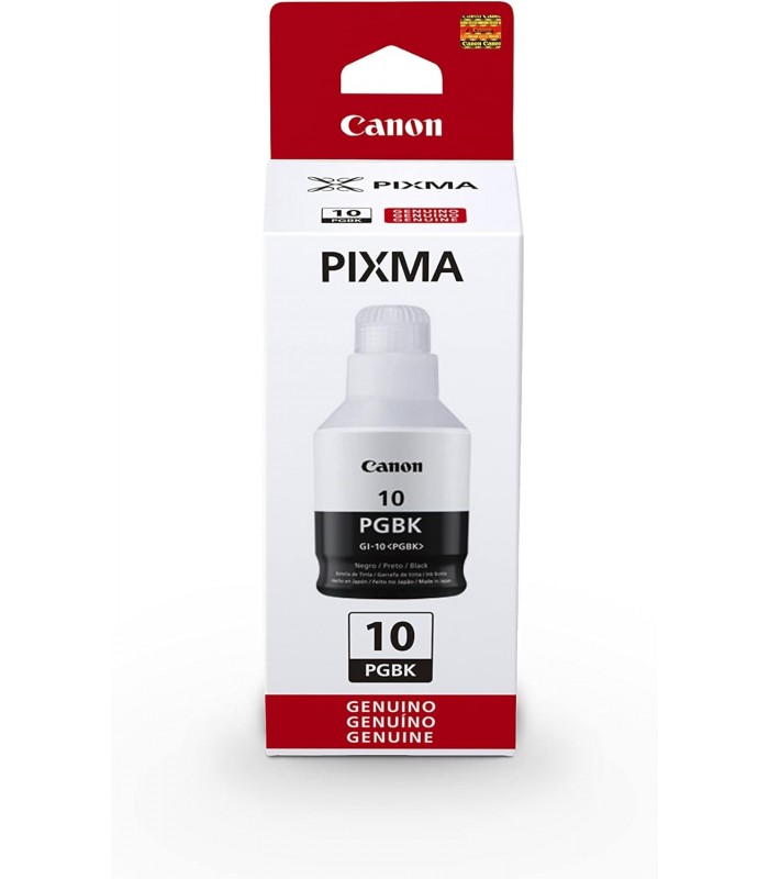 BOTELLA CANON GI-10 BK 170ml/PIXMA G5010 G5011 G6010 G6011 G7010 GM2010 GM2011 GM4010 PGBK 6000 PAG