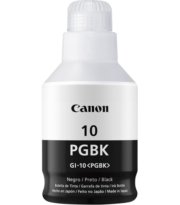 BOTELLA CANON GI-10 BK 170ml/PIXMA G5010 G5011 G6010 G6011 G7010 GM2010 GM2011 GM4010 PGBK 6000 PAG