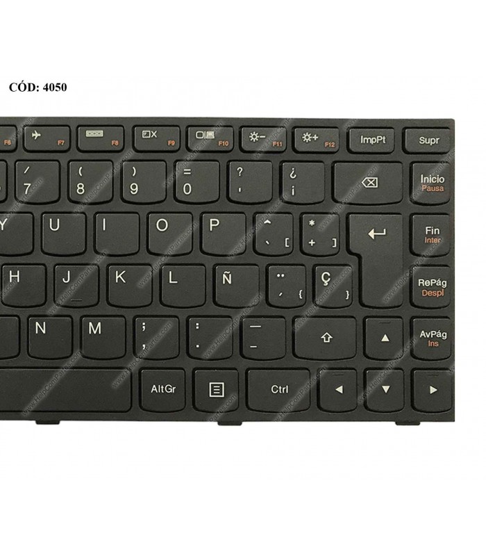 TECLADO LENOVO G40 G40-30 G40-80 G40-45 Z40 B40-70 G40-70 B40-70AT B40-35 300-14IBR 300-14ISK 305-14IBD FLEX 2 14 BK  SP ORIG.