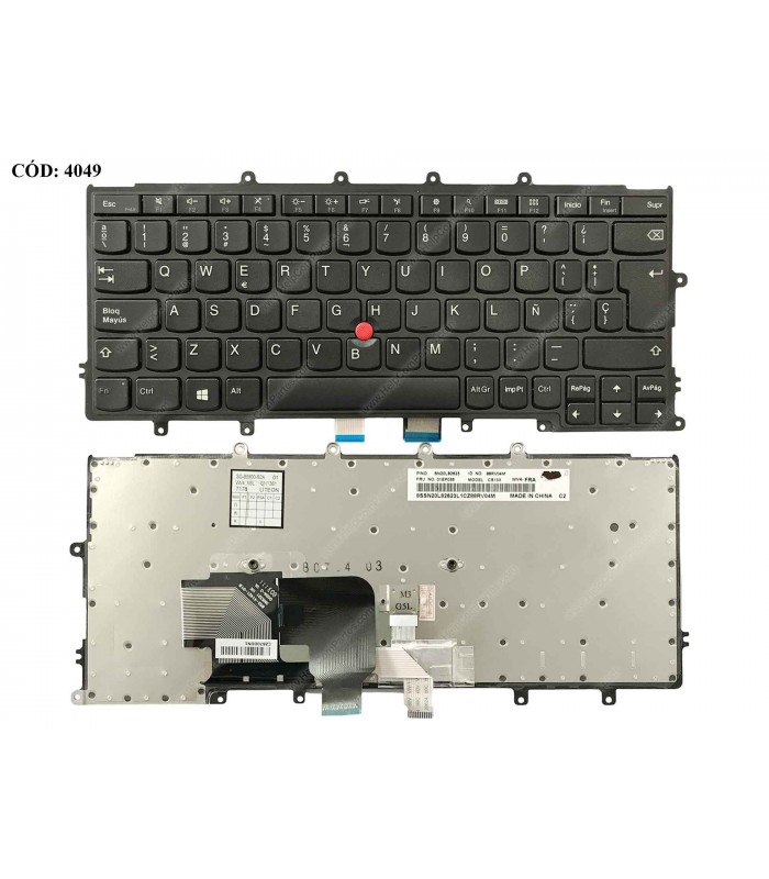 TECLADO LENOVO THINKPAD X230S X240 X240S X250 X250S X260 X270 A275 12" /BK POINT BK SP ORIG.