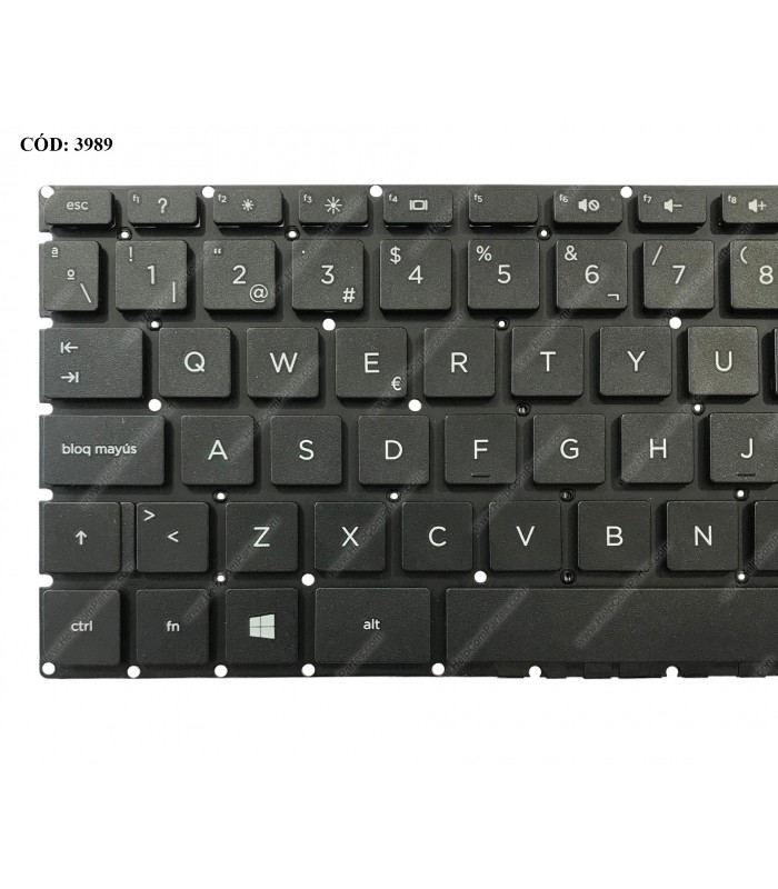 TECLADO HP 14-AC 14-AF 14T-AC 14G-AD 14Q-AJ 240 G4 245 G4 246 G4 240 G5 245 G5 246 G5 SERIES SIN MARCO BK SP ORIG.