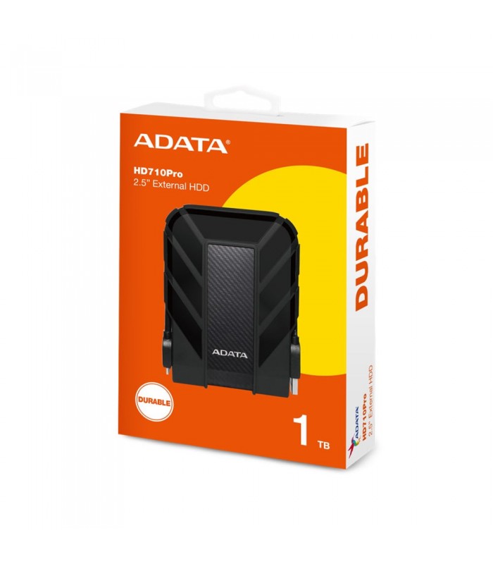 DISCO EXTERNO ADATA HD710P 1TB NEGRO 2.5" USB3.1, IP6X/ IPX8 ANTI- AGUA, ANTIGOLPES AHD710P-1TU31-CBK
