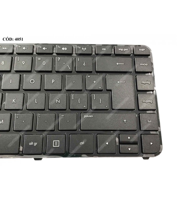 TECLADO HP PAV. G4-2000 G4-2100 G4-2200 G4-2300 SERIES+MARCO WIN8 BK LA ORIG.