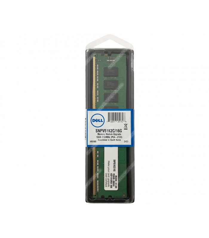 MEMORIA DELL 16GB DDR4 2133MHZ UDIMM Non-ECC 1.2V CL15 288PIN PC SNPV51K2C/16G ORIG.