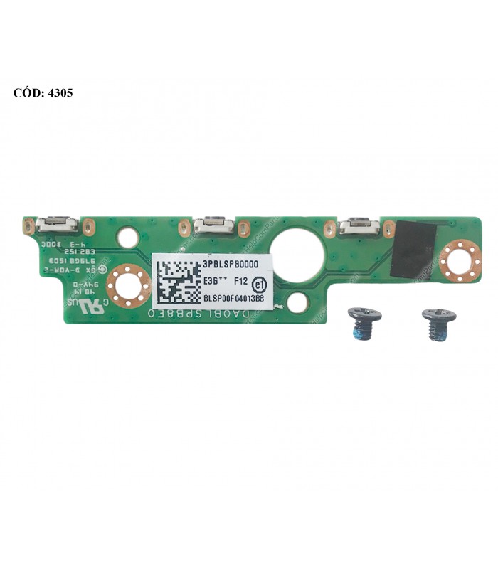 POWER BUTTON TOSHIBA BD SATELLITE P55W-B5220 P55W-B5224 SERIES A000298290 ORIG.