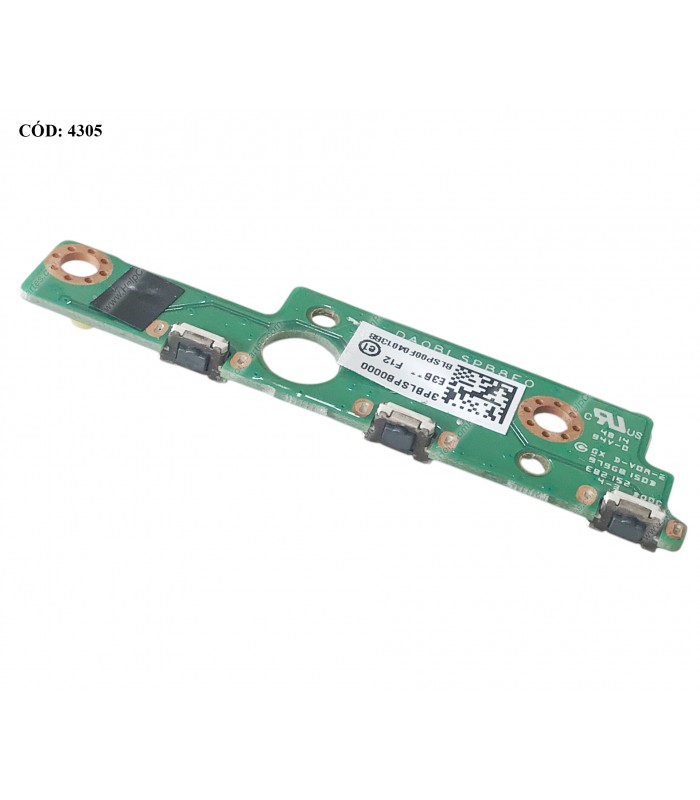 POWER BUTTON TOSHIBA BD SATELLITE P55W-B5220 P55W-B5224 SERIES A000298290 ORIG.