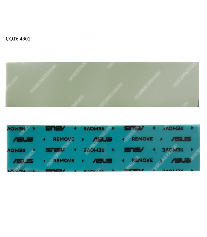 THERMAL PAD ASUS 70X18X1MM M.2 1PC DENS. 3.4g/cc TEMPERATURA -40~150°C GREEN 13MB1BA0T03011 ORIG.