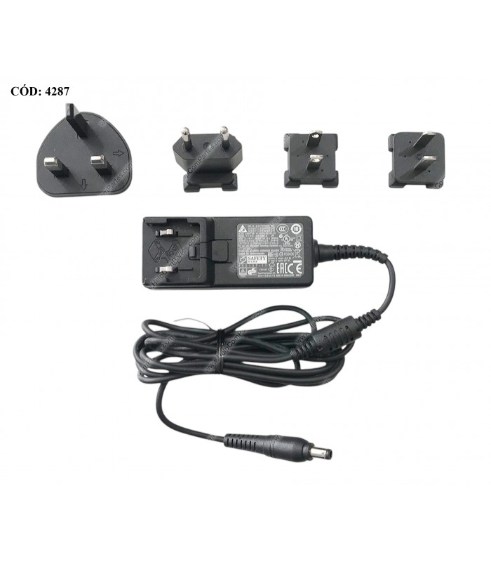 CARGADOR DELTA 12V---3.33A 40W PIN 5.5*2.5 100-240V~ US 50-60Hz 2PRONG DIRECTO (WALL MOUNT ) ADP-40BW ORIG.