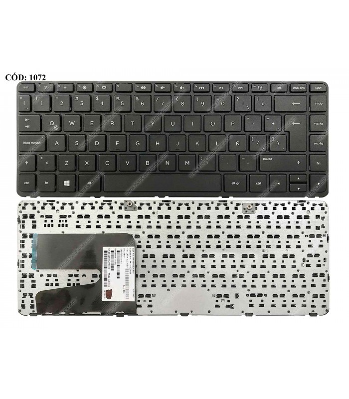 TECLADO HP PAV 14-E 14-N 14-G 14-R 14-D 14Z-N100 14Z-N200 HP 240 G3 HP 245 G3 WIN8+MARCO BK LA ORIG.
