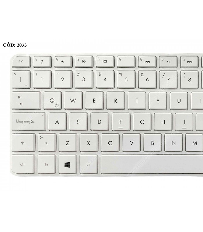 TECLADO HP PAV. G4-2000 G4-2100 G4-2200 G4-2300 SERIES+MARCO WIN8 WH LA ORIG.