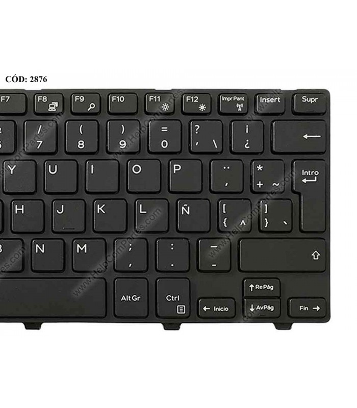 TECLADO DELL INSP. 14-3000 3442 3443 5447 5442 5445 7447/ LATITUDE 3450/ VOSTRO 14 3458 3446 SERIES BK LA ORIG.