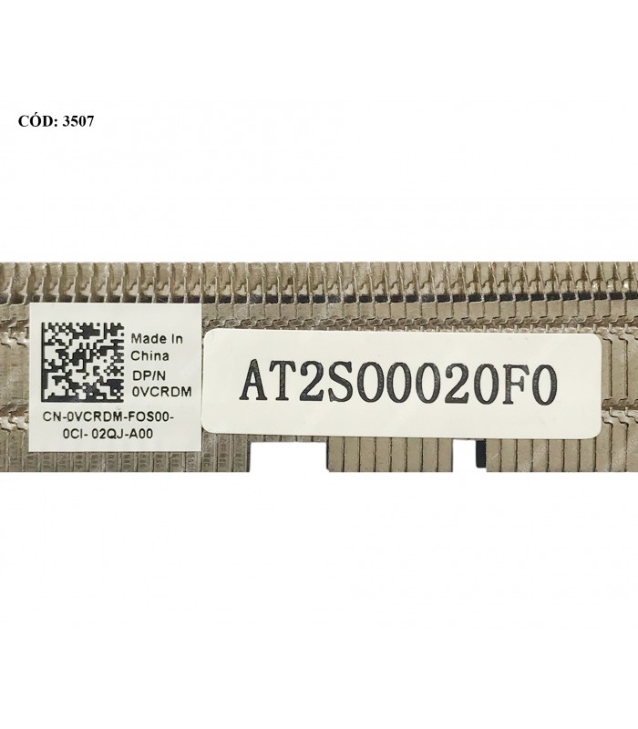 DISIPADOR DELL INSP. 15 3501 3502 3505 5593 5594 Vostro 3500 3501 0VCRDM ORIG.