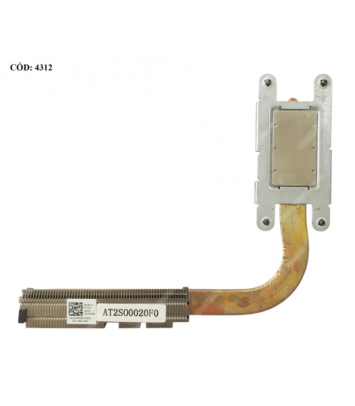 DISIPADOR DELL INSP. 15 3501 3502 3505 5593 5594 Vostro 3500 3501 0VCRDM ORIG. (DS)