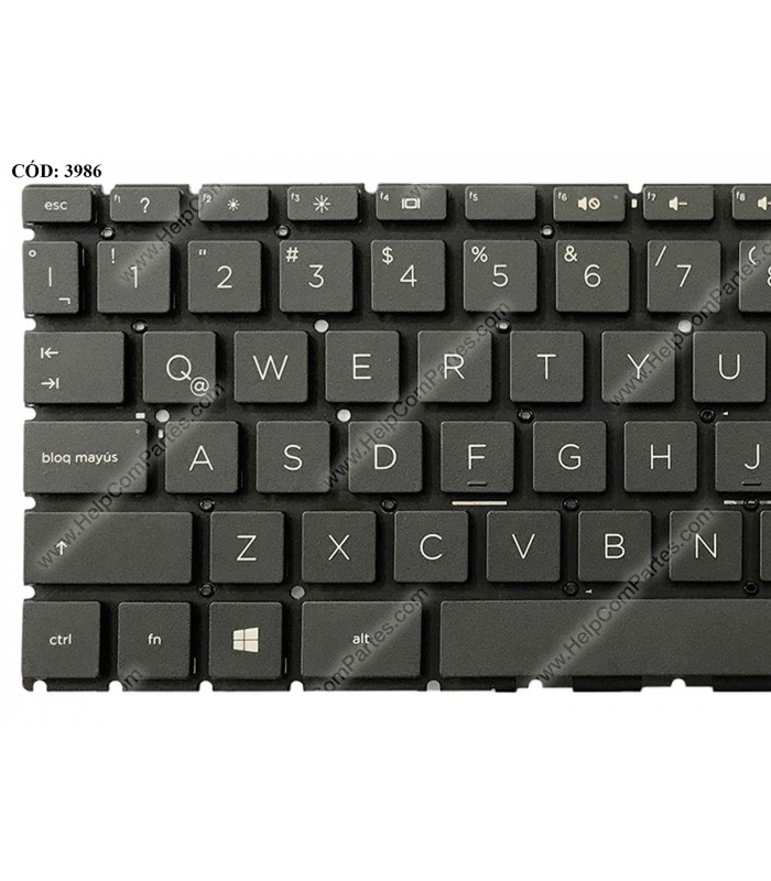 TECLADO HP PAV 14-DA 14-CC 14-CE 14-DP 14-CR 14-DF 14-CM 14-CK 14-CF 14-CD 14Z-CM 14Q-CY SERIES SIN MARCO BK LA ORIG.
