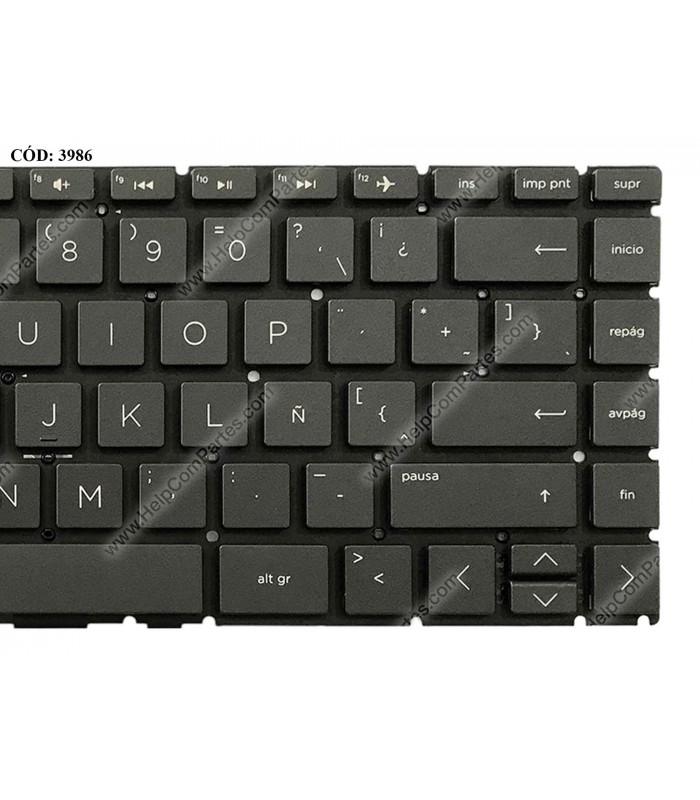 TECLADO HP PAV 14-DA 14-CC 14-CE 14-DP 14-CR 14-DF 14-CM 14-CK 14-CF 14-CD 14Z-CM 14Q-CY SERIES SIN MARCO BK LA ORIG.