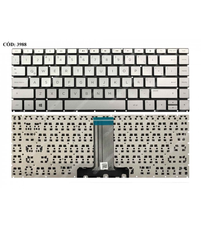 TECLADO HP PAV 14-BS 14-BW 14-BS000 14-BS100 14-BS500 14T-BS000 14Z-BW000 14-CE0000 240 245 246 G6 G8 G9 340 348 G5 SR LA ORIG.