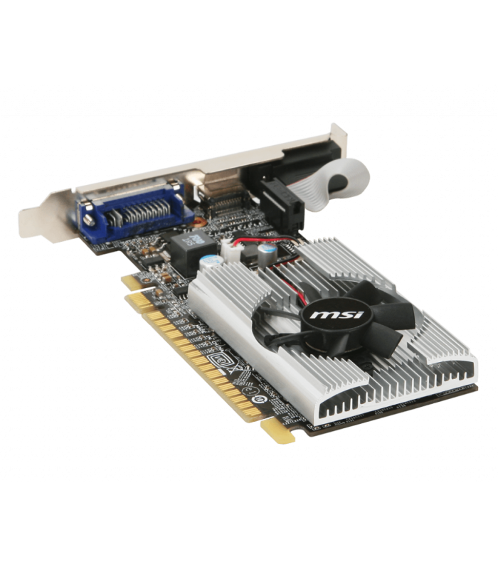 TARJETA VIDEO MSI GEFORCE N210/ DDR3 1GB /PCIE 2.0/1X HDMI /1X VGA /1X DVI-D /LOW P./ 64bit/1FAN/ N210-MD1G/D3