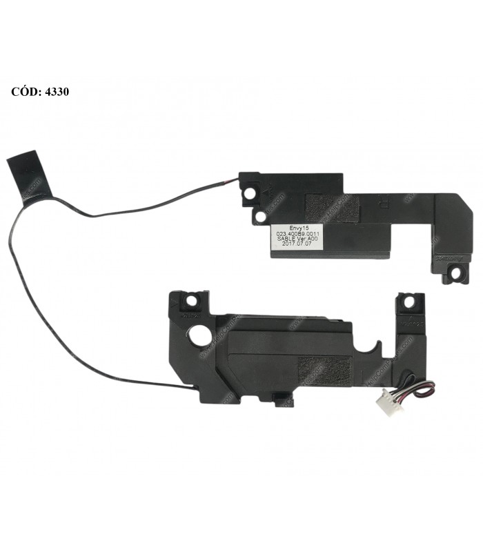 ALTAVOCES HP ENVY X360 15T-BP000 15T-BP100 15-BP000 15-BP100 15-BQ000 SERIES 6PIN (R/L) 924343-001 ORIG. (DS)