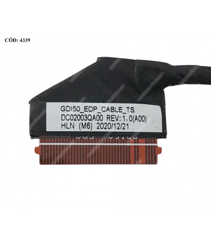FLEX LCD DELL INSP. 15 3501 3502 3505 5593 5594 VOSTRO 3501 3502 3505 SERIES 40PIN eDP 60HZ TS DC02003QA00 0VXR52 ORIG.