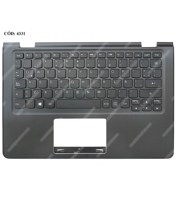 LENOVO ASSY W/KB W/PLMRST /FLEX 3-1120 YOGA 300-11IBY 300-11IBR SERIES BK 5CB0J08345 LA ORIG.
