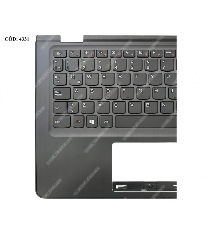 LENOVO ASSY W/KB W/PLMRST /FLEX 3-1120 YOGA 300-11IBY 300-11IBR SERIES BK 5CB0J08345 LA ORIG.