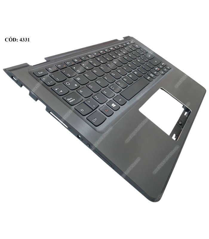 LENOVO ASSY W/KB W/PLMRST /FLEX 3-1120 YOGA 300-11IBY 300-11IBR SERIES BK 5CB0J08345 LA ORIG.