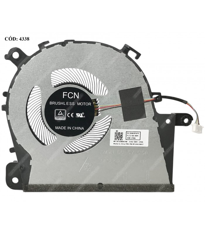 VENTI. LENOVO IP 3-14ARE05 3-14ADA05 3-14IML05 3-14IIL05 3-14ITL05 V14 G1-IML SERIES 5F10S13907 4PIN ORIG.