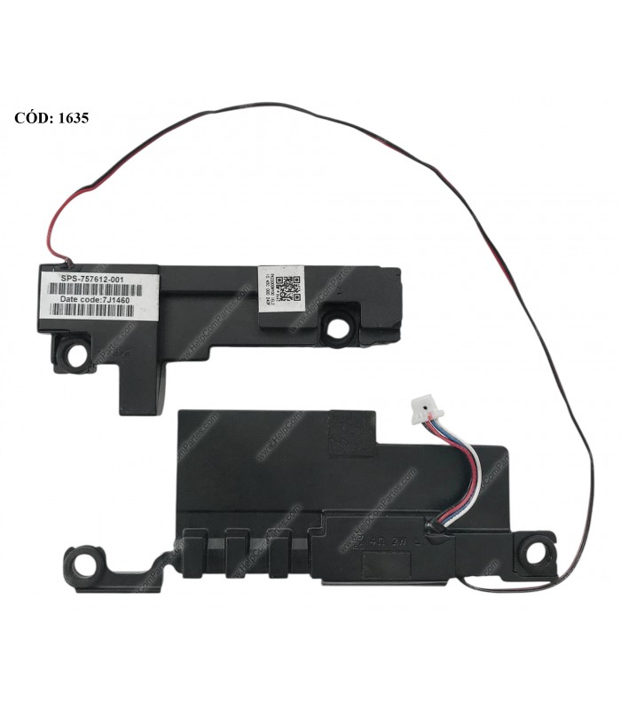ALTAVOCES HP 14-R000 14-R200 14T-R000 14-G000 / 240 245 246 G3 G4 SERIES R/L 757612-001 ORIG.