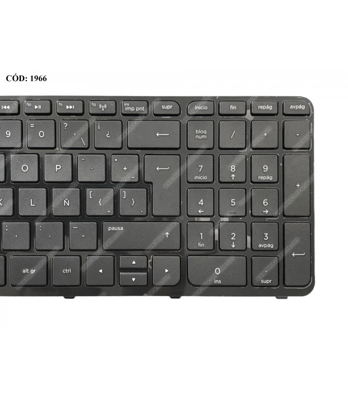TECLADO HP 250 255 256 G3 /15-S 15-E 15-G 15-H 15-R 15-T 15-Z 15Z-G 15T-R 15T-N 15Z-N 15Z-E 17-F MARCO GLOSSY BK LA ORIG