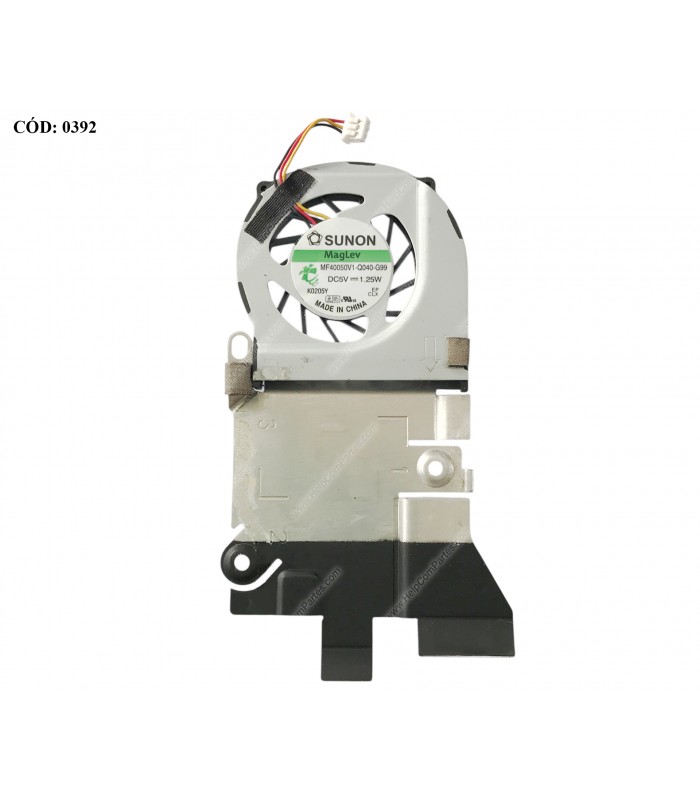 VENT.  ACER ONE 532 532H D255 D255E (HEATSINK) SERIES AT0AE002SS0 3PIN ORIG.