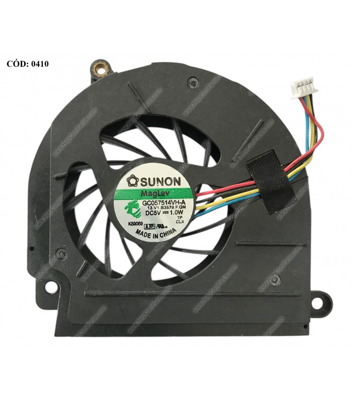 VENTI. HP ELITEBOOK 6930P, 8530P, 8530W PARA CPU DC GC057514VH-A 495079-001 ORIG.