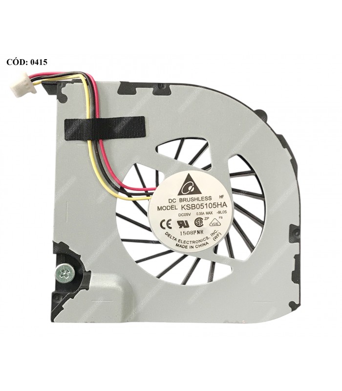 VENTI. HP PAV DM4-1000 DM4-3000 DM4T-3000 SERIES 3PIN 608231-001 ORIG.