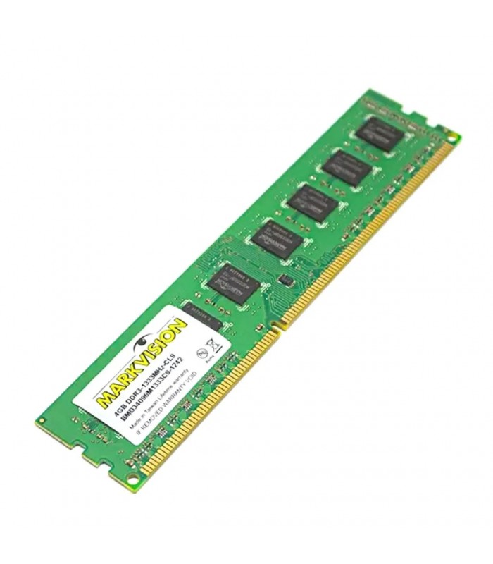 MEMORIA MARKVISION 4GB DDR3 1333MHz UDIMM Non-ECC 1.5V CL9 240PIN PC BMD34096M1333C9-1128 (DS)