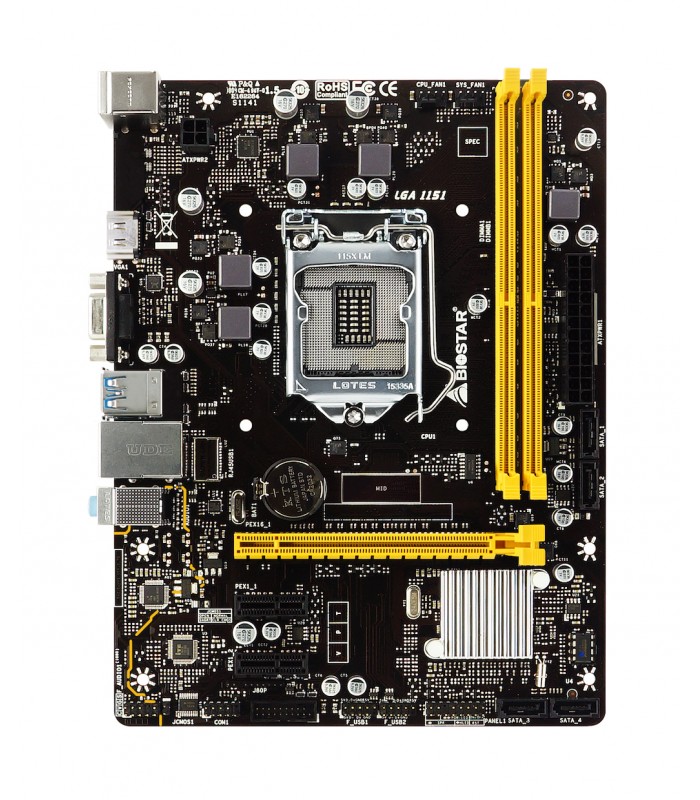 MBO BIOSTAR H310MHC2 mATX/LGA1151/2xDDR4 2666/4xSATA/4xUSB/1XHDMI/1XVGA/2x PS/2 / 8TH 9TH GEN (SN)