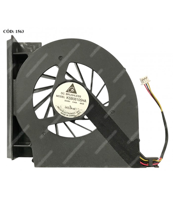 VENTI. HP G61 G71 G71T COMPAQ  CQ60 CQ61 CQ70 CQ71 SERIES KSB06105HA 580718-001 3PIN ORIG.
