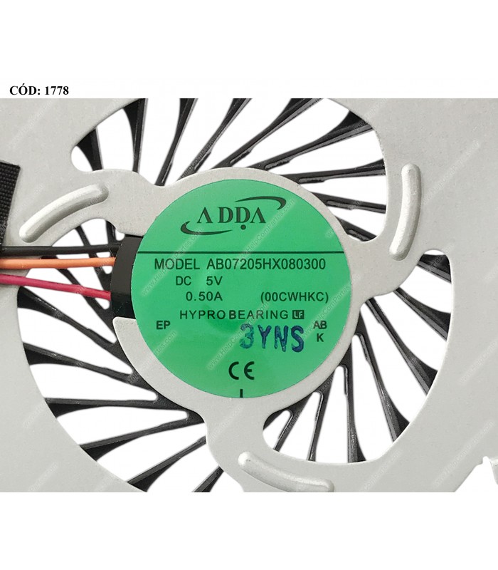 VENTI. SONY SVF 14 SVF142A27T SVF142A1DT SVF142C28T SERIES UDQF2ZR78CQU 3PIN ORIG.