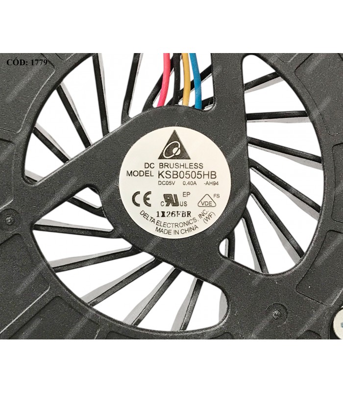 VENTI. TOSHIBA C600 C606 C640 C650 C655 C660 L600 L630 L635 L645 SERIES V000250080 4PIN ORIG. 