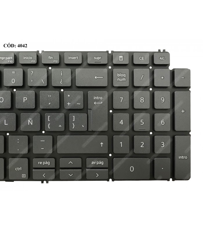 TECLADO DELL INSP. 15 7590 7591 7790 15-7591 5505 5584 5590 5591 5593 5594 5598 3501 3502 3505 5501 5502 5505 GR LA ORIG