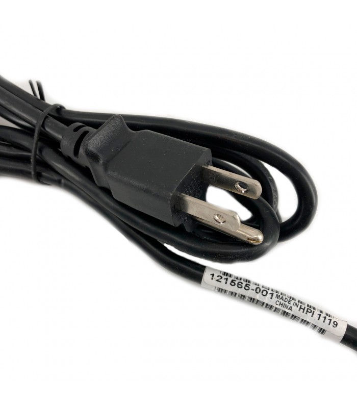AC POWER CORD HP 125V~ 10A US 3PRONG CPU/MONITOR 1.80m PC 121565-001 ORIG.