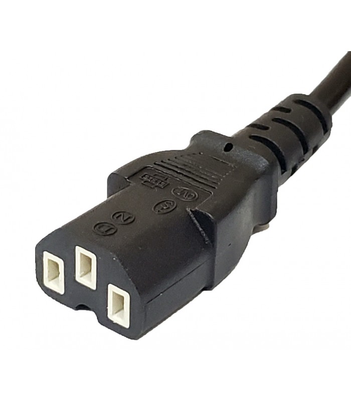 AC POWER CORD HP 125V~ 10A US 3PRONG CPU/MONITOR 1.80m PC 121565-001 ORIG.