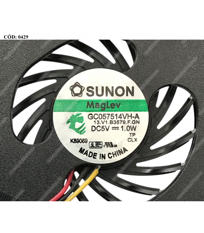 VENTI. DELL INSPIRON 15R M5110 N5110 VOSTRO 3550 V3550 3PIN ORIG.