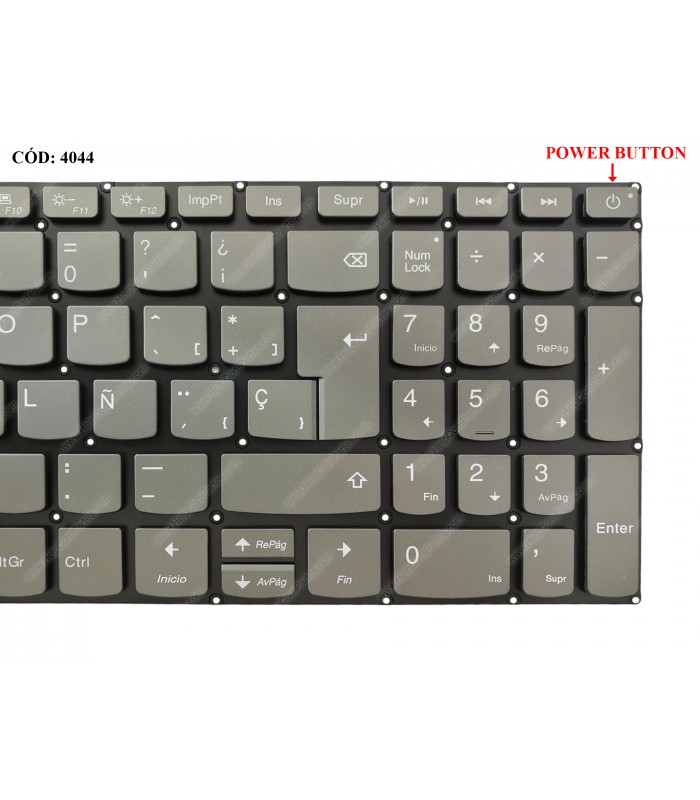 TECLADO LENOVO IP 320-15ABR 320-15IAP 320-15AST 320-15IKB 320-17IKB 320-17ISK 130-15AST L340-15 SERIES GR PWR-KEY BL SP ORIG. 