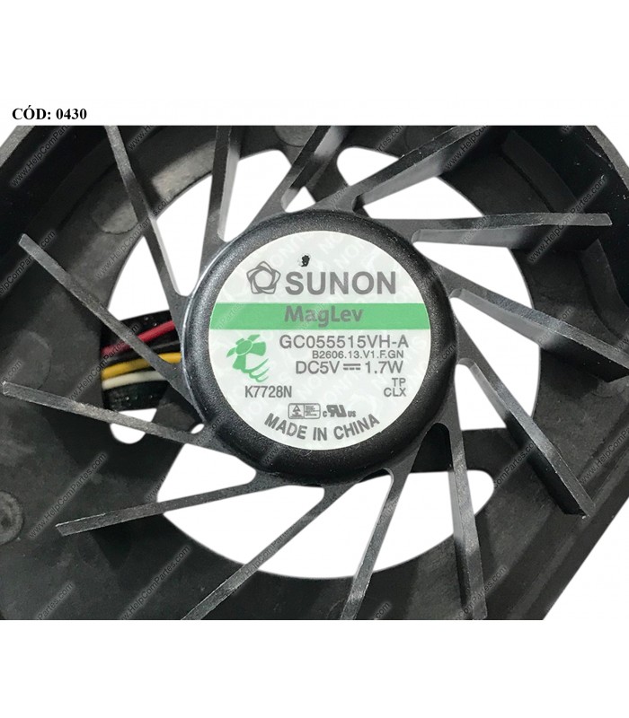 VENTI. HP G600 COMPAQ PRESARIO F700 V6400 V6500 V6700 V6800  SERIES  449961-001 ORIG.