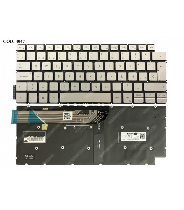 TECLADO DELL INSP. 14 7490 7491 14 5401 5402 5405 5408 5409 5490 5493 5494 5498 13 5300 5390 5301 SERIES SR BL SP ORIG