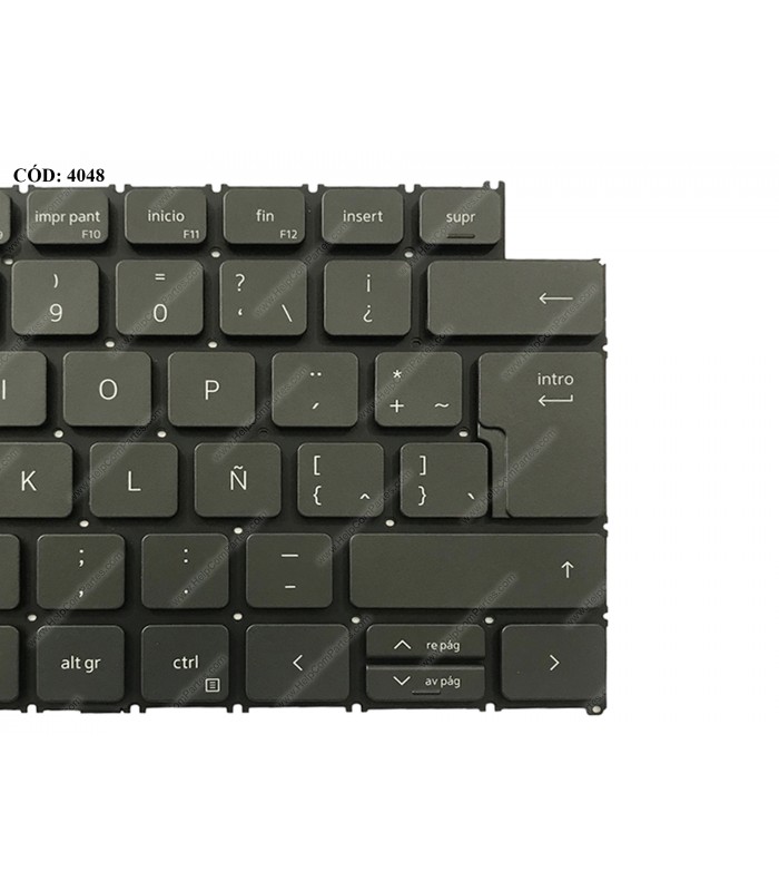 TECLADO DELL LATITUDE 3320 3330 3420 3430 VOSTRO 5310 5320 5410 5418 5415 5420,7415/7425 2-1 SERIES BK BL LA ORIG.