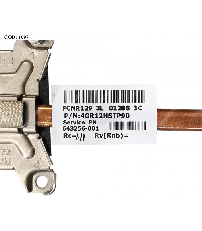 DISIPADOR HP PAV. G4-1000 G4-1100 G4-1200 G6-1000 G6-1100 G6-1200 G7-1000 G7T-1300 SERIES UMA HM55 641140-001 ORIG. (DS)