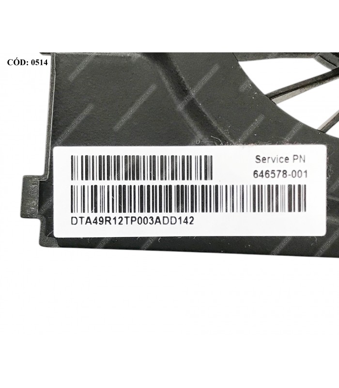 VENTI. HP PAV. G4-1000 G4-1100 G4-1200 G4-1300 G4-1400 G4T-1000 G6-1000 G7-1000 G7T-1000 SERIES 3PINS 639460-001 ORIG.