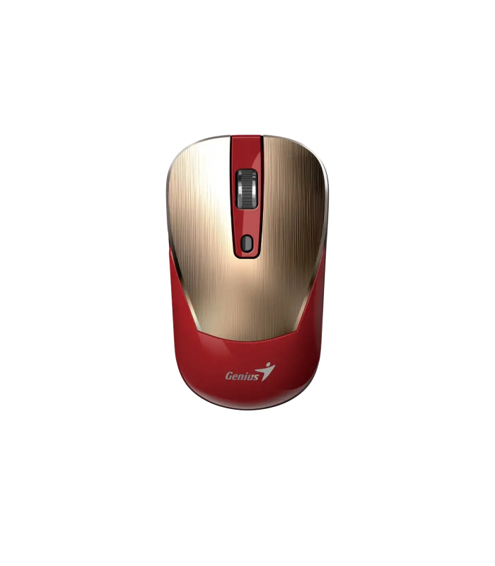 MOUSE GENIUS NX-7125 GOLD+RED INALAMBRICO USB-A RF 2.4GHz 1200DPI AI COPILOT 4BOTONES 10m/PILA AAX1