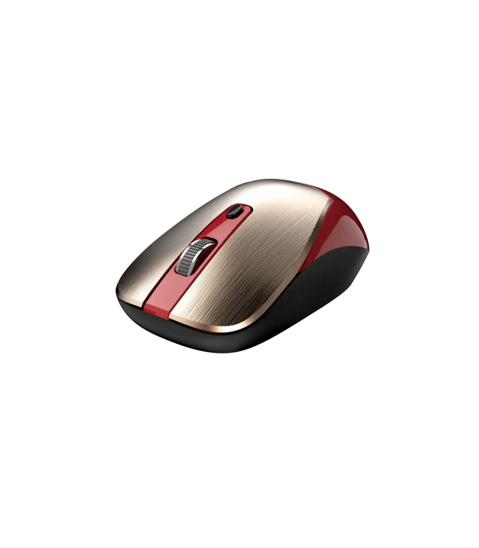 MOUSE GENIUS NX-7125 GOLD+RED INALAMBRICO USB-A RF 2.4GHz 1200DPI AI COPILOT 4BOTONES 10m/PILA AAX1